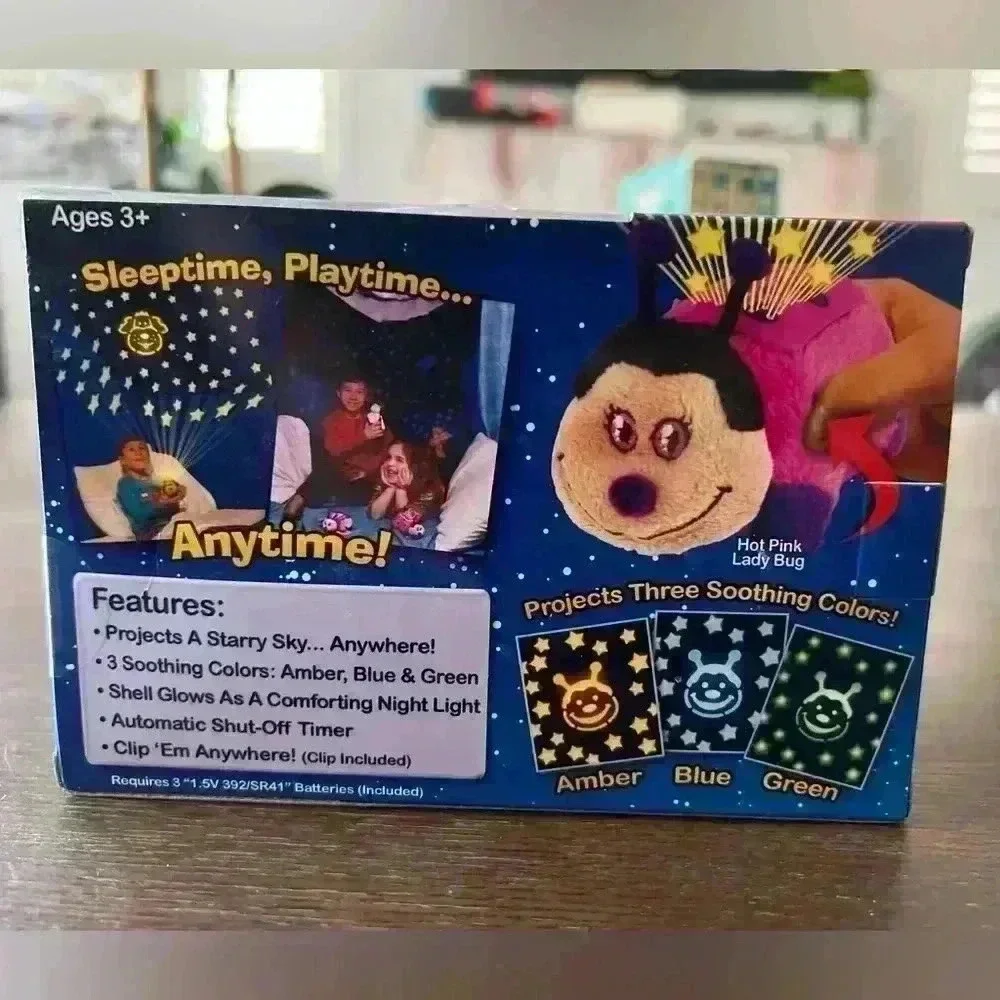 Mini Dream Lites - Hot Pink Lady Bug - Picture 2 of 4